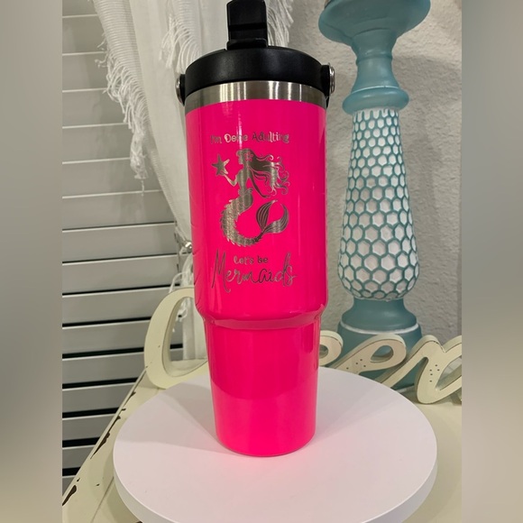 30oz Neon Pnk Iceflow Flip Straw Tumbler - Picture 7 of 7